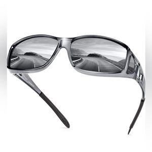 URUMQI Polarized Sunglasses Fit Over Prescription Glasses Unisex
